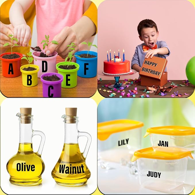 Letter Stickers, Mailbox Numbers, 1 Inch Waterproof Vinyl Alphabet | 1 Inch - Image 5