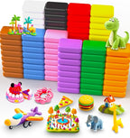 Air Dry Clay 80 Packs Foam Clay Air Dry Foam Clay by WOLWEFA