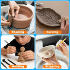 3.4FL OZ Air Dry Clay Glaze & 25pcs Tool Kit, Gloss Clay Varnish Protective - Image 8