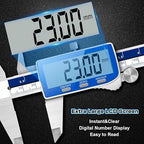 Qfun Digital Caliper, 0-6inch Caliper Measuring Tool Extreme Accuracy IP54 - Image 6