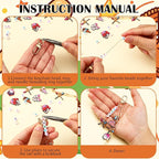 CraftyDream 558 Pcs Ice Cream Drip Baseball Keychain Baseball Party Favors DIY - Image 3