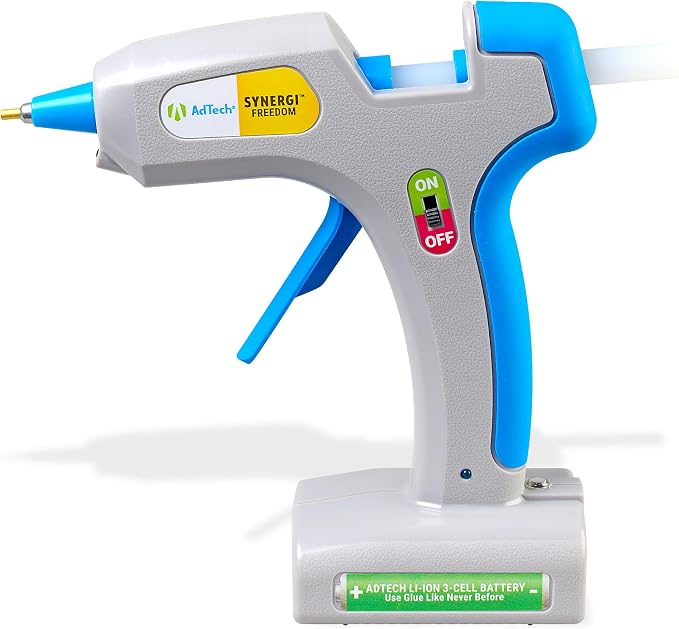 AdTech Freedom Cordless Hot Glue Gun – Rechargeable 25W Glue Gun by AdhesiveTechnologies