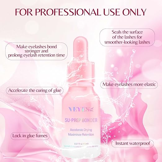 VEYES INC Super Lash Bonder for Eyelash Extensions SU-PREP Bonder, Glue - Image 2