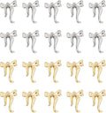 FASHEWELRY Alloy Bowknot Charms Links Golden Bow Tie Connector Charms Metal Bow by FASHEWELRY