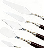5-Piece Stainless Steel Palette Knife Set | Oil, Watercolor Painting, Cake - Image 7