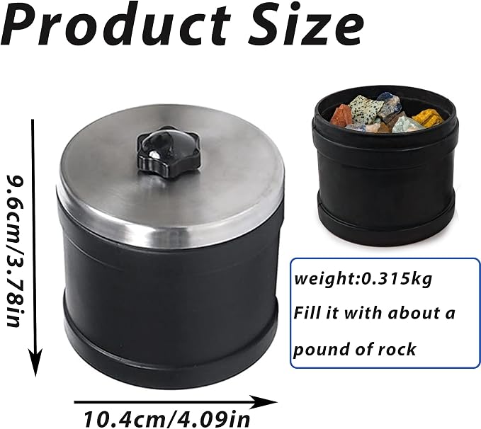Rock Tumbler Barrel Capacity 1 Lb, Replacement Rock Tumbler Parts - Image 2