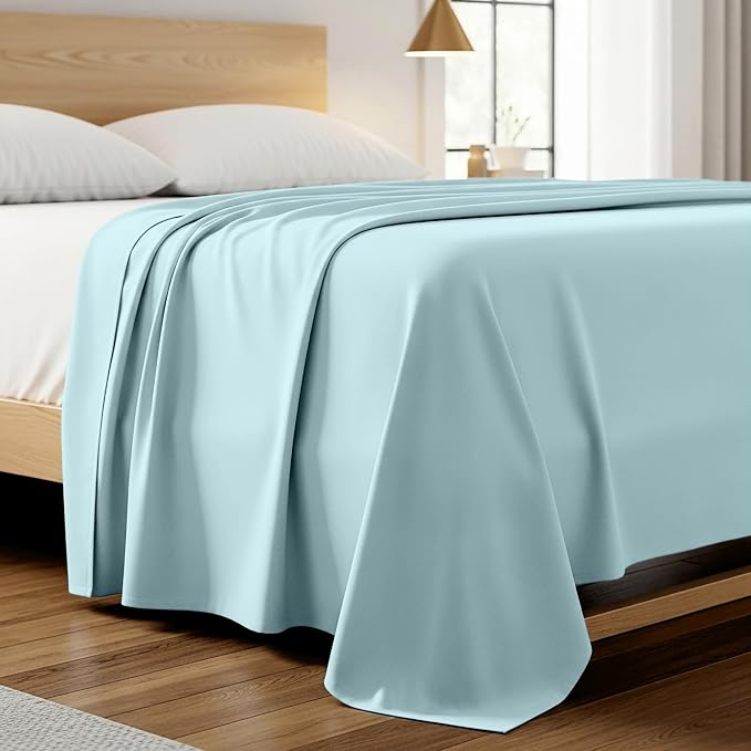 Mellanni California King Size Flat Sheet by Mellanni