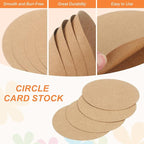 MECCANIXITY 24 Pcs Circle Card Stock, 2 Inch Round Cutouts Paper Thick - Image 3