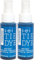 S.E.I. Turquoise Tie Dye Spray Bottle: 2oz. Non Toxic Fabric Dye Spray by SEI