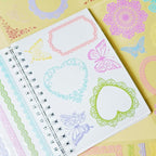 130 Pcs Lace Scrapbook Stickers - Image 9