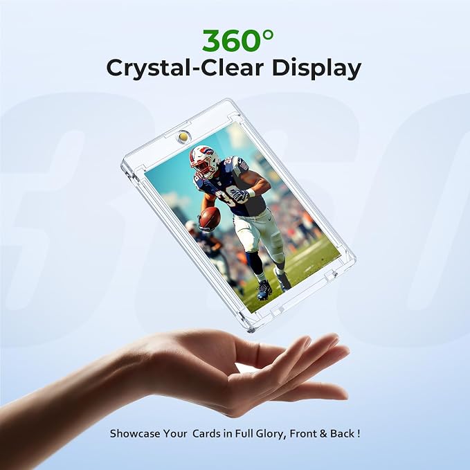 Skyhill 102ct Magnetic Card Holders, 35pt Acrylic One Touch Card Holder - Image 2