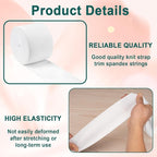 Airisoer 3 Inch Elastic Band for Sewing, 12 Yard High Elasticity Sewing Elastic - Image 3