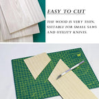 Basswood Sheet 12 Sheets 200x100x1mm Unfinished Balsa Wood - Image 3