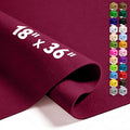 Dark Red 18" X 36" Felt Fabric Sheet by Luceinvita