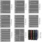 MUDOR Stamp Pages for Stamp Collection Album Binder Book, 10 Sheet 7 Row | 7 - Image 9