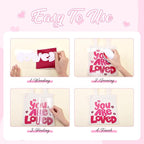 Tintnut Sangria Red Heat Transfer Vinyl, easy cut & weed, stretch washable - Image 4