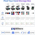 Mlikero Card Deck Case for Trading Cards 1800+, Trading Card Storage Box Fits - Image 7