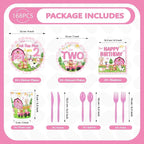 168Pcs Farm 2nd Birthday Party Supplies - Image 4