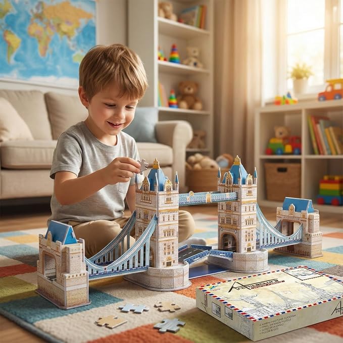 Architecture World Famous of 3D Puzzle.Build Your Own Collection of 17 Global - Image 6