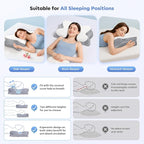 Cervical Neck Pillow, Ergonomic Memory Foam Pillows - Image 6