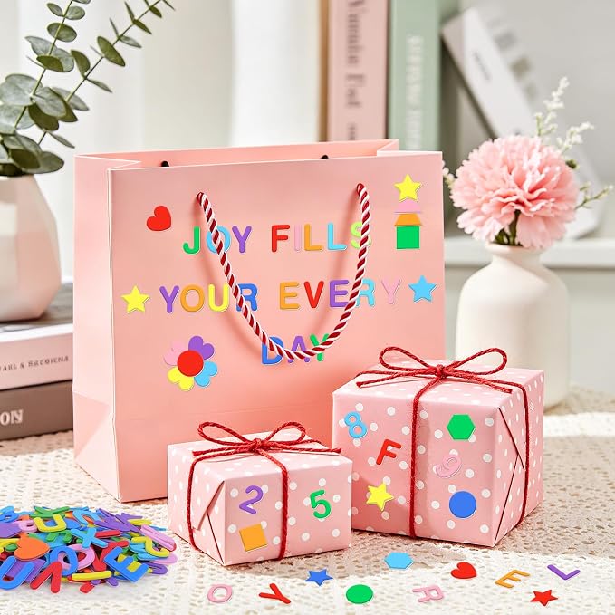 664 PCS Foam Letter Stickers, Foam Alphabet Number Shape Stickers, Self - Image 7