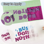 Puff Vinyl Heat Transfer, Sky Blue Puff HTV Glitter Iron on Vinyl 12" x5ft | 3D - Image 4