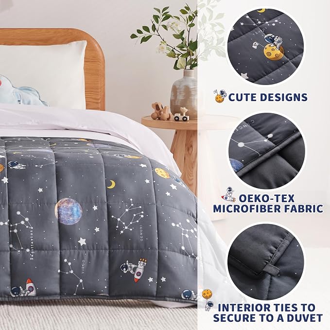anfie Weighted Blanket Kids Cooling Weighted Blanket - Image 4