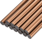 uxcell Mini Hot Glue Sticks for Glue Gun 11mm x 200mm Bronze Red 12pcs by uxcell