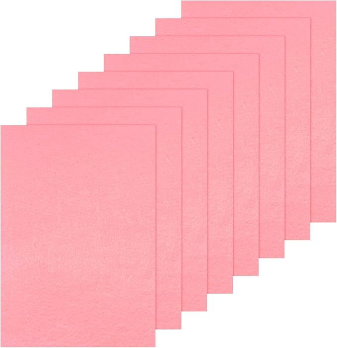 Luomorgo 8 Pcs 8 x 12 Inch Stiff Felt, 2mm Thick, by Luomorgo