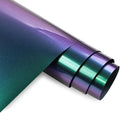 Chameleon HTV Heat Transfer Vinyl, Iron On Vinyl Purple to Green 12" x6ft | by MEVOREW