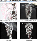 FUNKAKA Leopard Print Heat Transfer Vinyl HTV Rolls - Image 5