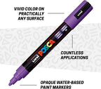 POSCA Canvas Paint by Number Kit, Lilac Dream - Image 5
