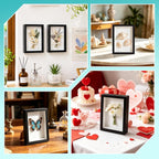 VOKOY 4 Pack 5" x 7" Shadow Box Frame, Small Wood Hollow Picture Frame - Image 4