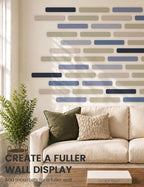Fluxynara Cork Board Alternative Felt Strip Board 8-Pack 13"x2", Office Pin - Image 7