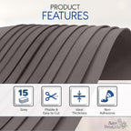 Grey EVA Foam Sheets for Crafts, 9 x 12 Inch, 2mm Thickness – Ideal for DIY - Image 4