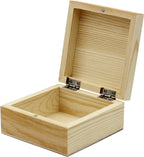 Creative Hobbies® Unfinished Mini Wood Craft Box by CreativeHobbies