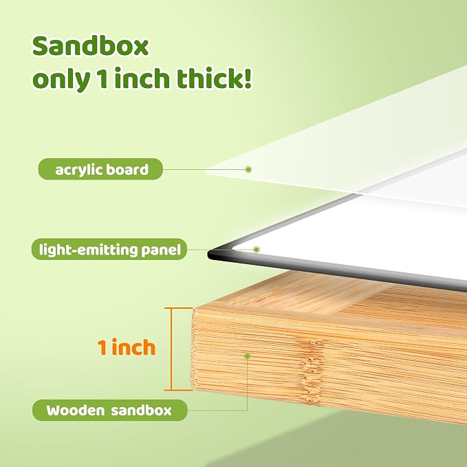 AtMini Sand Painting Light Box Light Table - Image 4