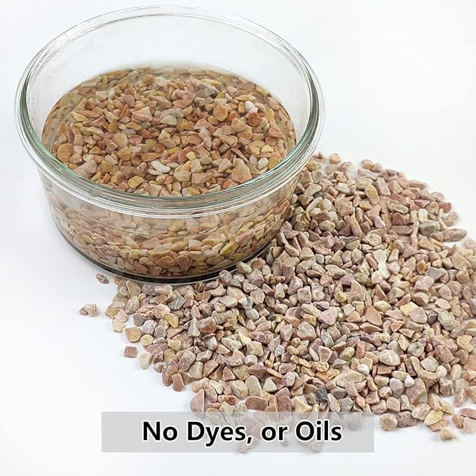 YISZM 2LB Succulent and Cactus Gravel Pebbles, 1/5 Inch Natural Decorative - Image 3