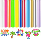 HTVRONT Neon Heat Transfer Vinyl by HTVRONT