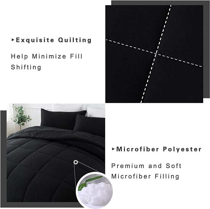 DOWNCOOL King Size Comforter Set -All Season Bedding Comforters Sets - Image 4