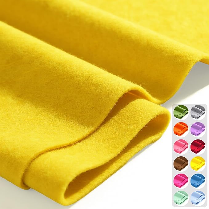 Sunflower 36" X 36" Felt Fabric Sheet by Luceinvita
