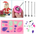 CiaraQ 60-Color Polymer Clay Oven Bake Modeling Kit | 12 sculpting tools - Image 5