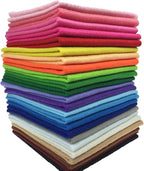 24pcs Thick 1.4mm Soft Felt Fabric Sheet Assorted Color Felt Pack DIY Craft - Image 6