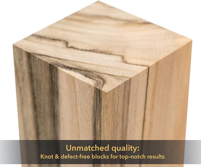 BeaverCraft Walnut Wood for Carving BW10 pcs Wooden Blocks for Whittling and - Image 6