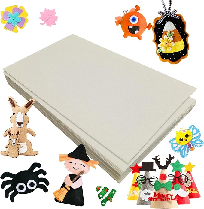 Jtnohx Felt for Crafts, Craft Felt Square for Sewing - Image 4