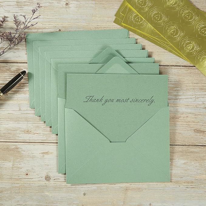 50 Pack Sage-Green A7 Envelopes - Image 7