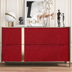 CHIHUT 12''x100'' Red Self Adhesive Velvet Flocking Liner - Image 5
