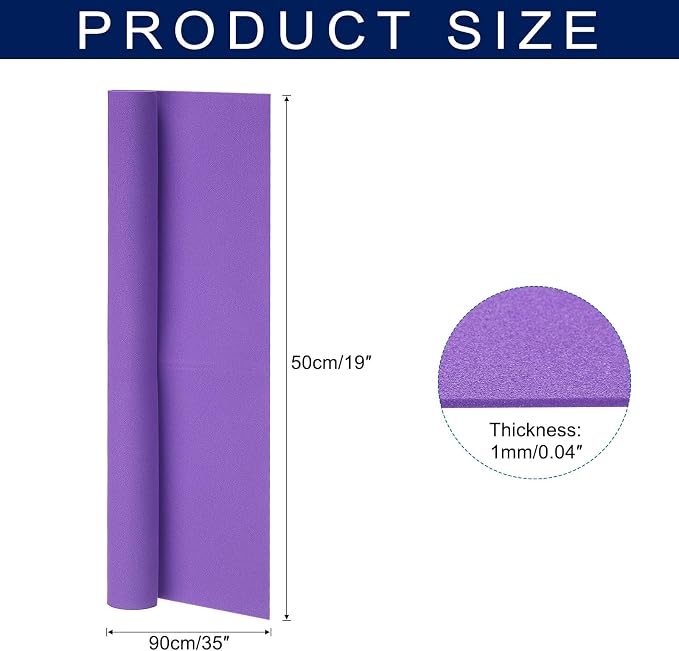 MECCANIXITY Foam Sheets Crafts 35x19 Inch 1mm EVA Craft Foam Paper Foam Sheets - Image 2
