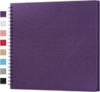 potricher 12 x 12 Inch DIY Scrapbook Album 40 Pages Hardcover Kraft Paper Scrap by potricher