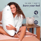 Nuzzle Pillows Standard Size Set of 2 Cooling Adjustable Pillows - Image 6